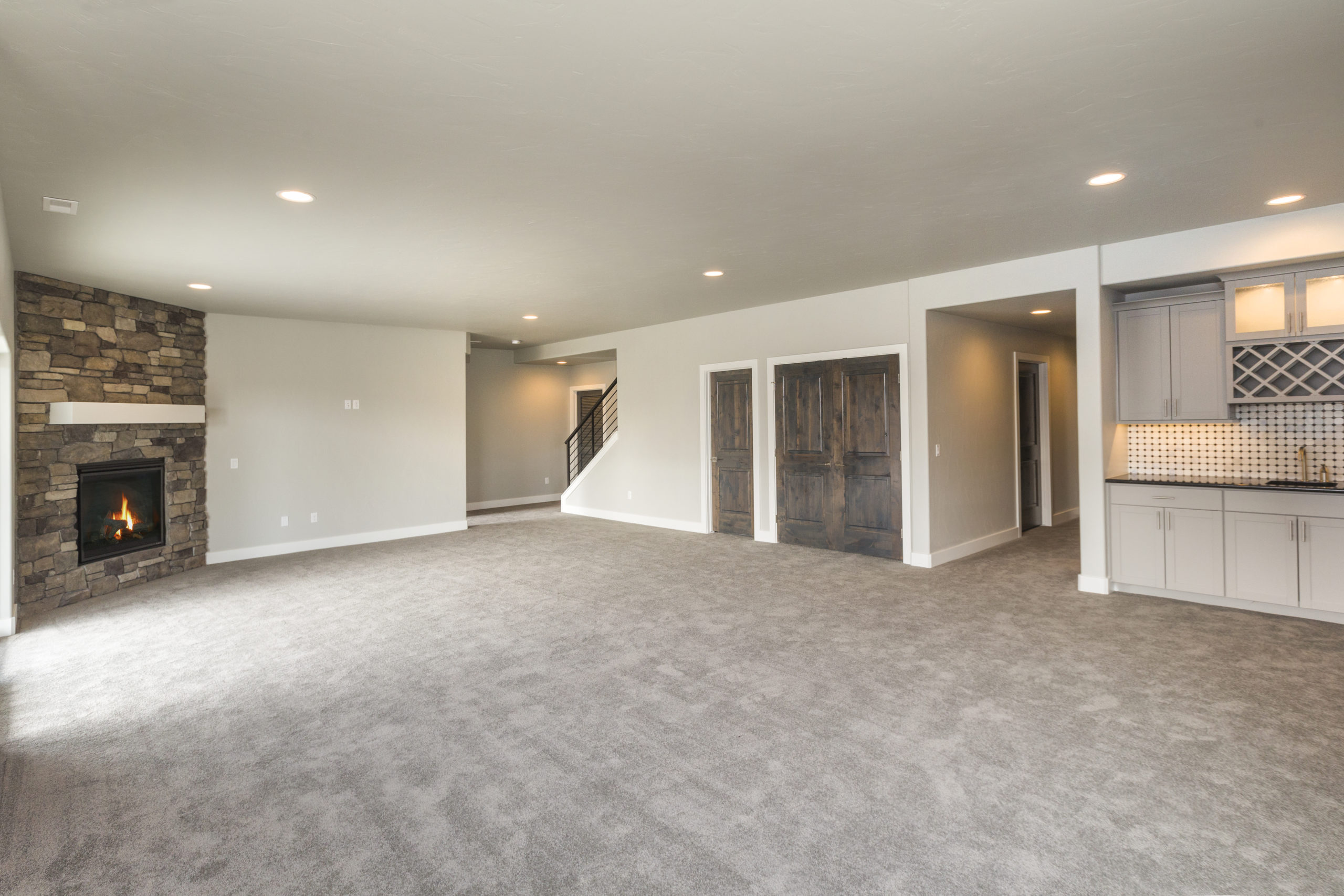 the framing and insulation phase of Calgary basement developments
