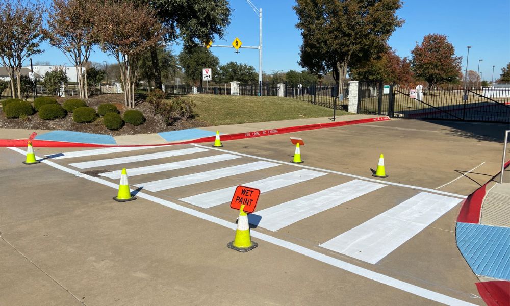 comprehensive range of parking lot maintenance services