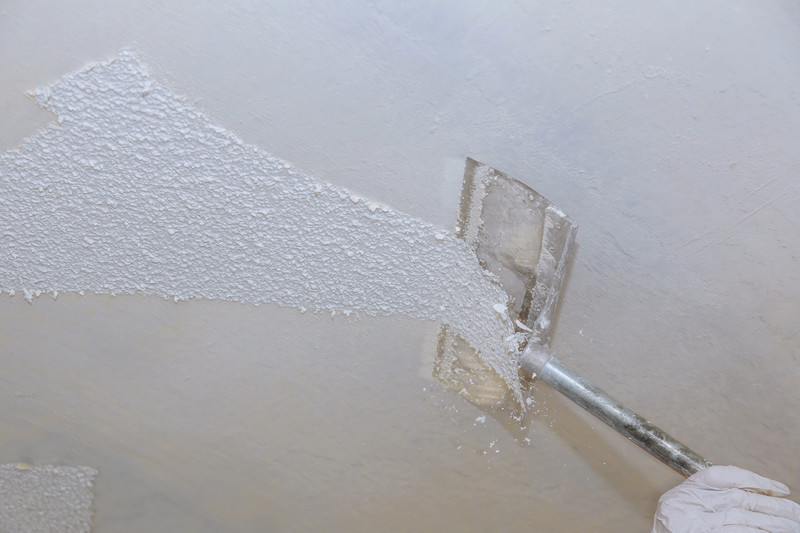 The presence of lead paint in these ceilings also poses a threat