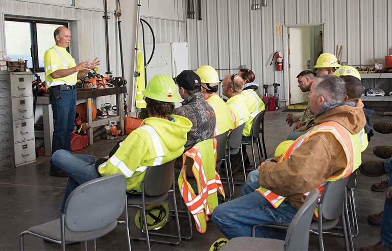 workplace safety training includes detailed instruction on emergency procedures