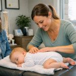 Chiropractic care session for infants and babies